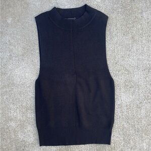 Express Charcoal Knit Top
